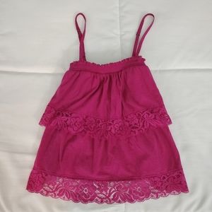 Hollister Ruffle Lace Top